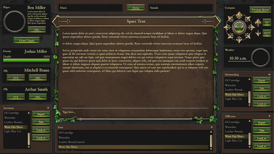 AMS Text Adventure Engine